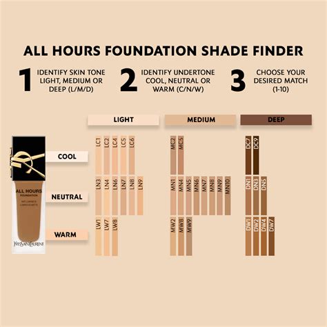 ysl foundation shade match